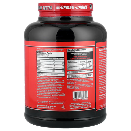 MUSCLEMEDS | Carnivor Beef Protein 4 lbs - Vainilla Caramel