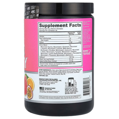 ON | Amino Energy 270 gr servicios - Tropical Sunrise