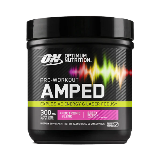 ON | Pre-Workout Amped 20 serv - Berry Fusion