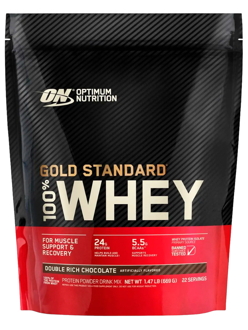 ON | Gold Standar 100% Whey 1.5 lbs - Double Rich Chocolate