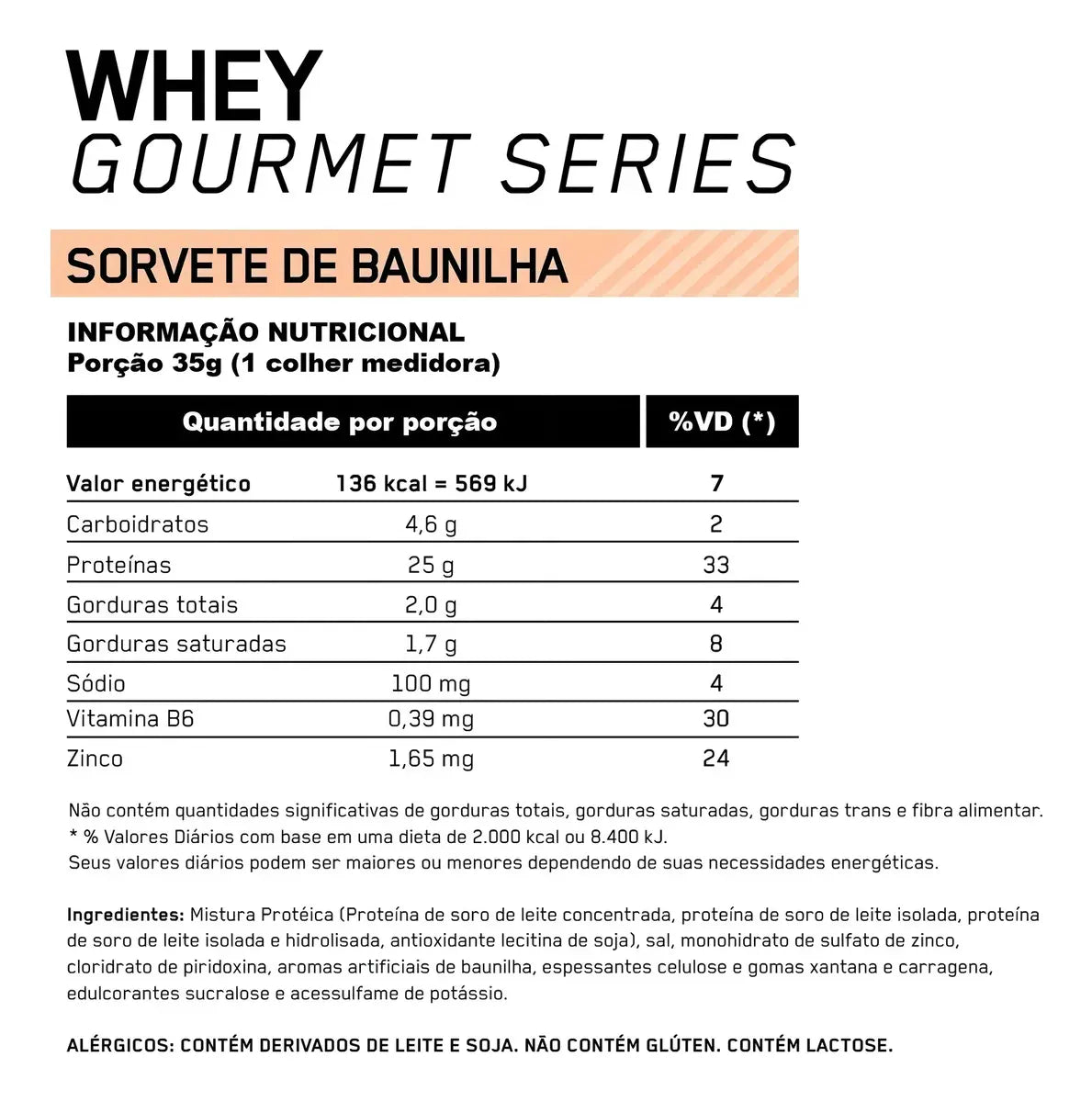 ON | Whey Gourmet 1.98 lbs - Vainilla