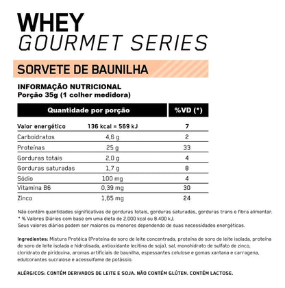 ON | Whey Gourmet 1.98 lbs - Vainilla