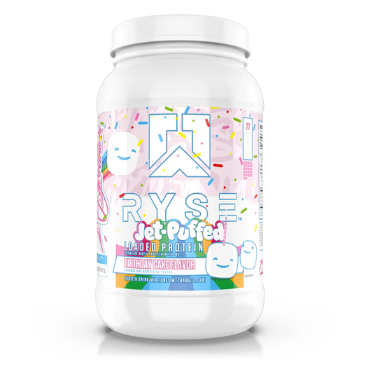 RYSE | Proteina 2 lbs / 27 Serv - Jet Puffed Birthday Cake