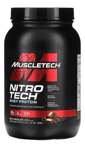 MUSCLETECH | Nitro-Tech Whey Protein 2.2 lbs - Chocolate
