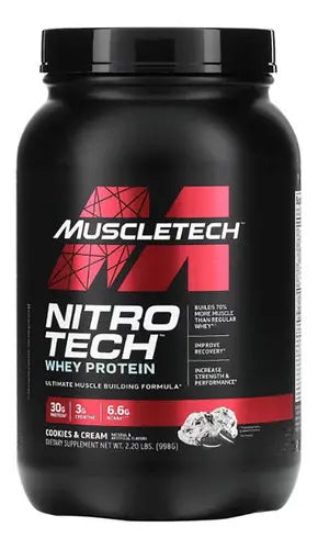 MUSCLETECH | Nitro-Tech Whey Protein 2.2 lbs - Cookies and Cream