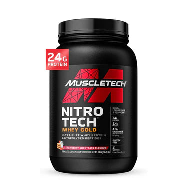 MUSCLETECH | Nitro-Tech Whey Gold 2 lbs - Strawberry