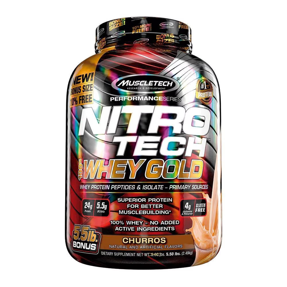 MUSCLETECH | Nitro-Tech Whey Gold 5.03 lbs - Churros