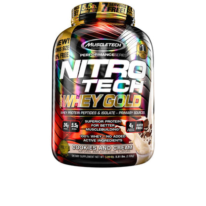 MUSCLETECH | Nitro-Tech Whey Gold 5.03 lbs - Cookies and Cream