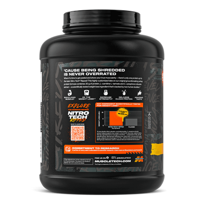 MUSCLETECH | Nitro-Tech Ripped 4 lbs - Vainilla