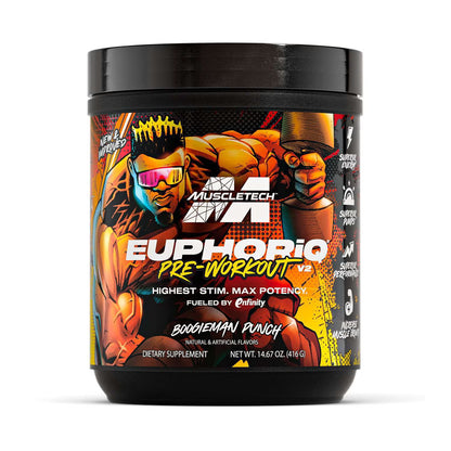 MUSCLETECH | Euphoriq Pre-workout 20 Serv - Boogieman Punch