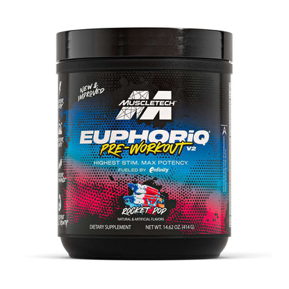 MUSCLETECH | Euphoriq Pre-workout 20 Serv - Pop Rocket