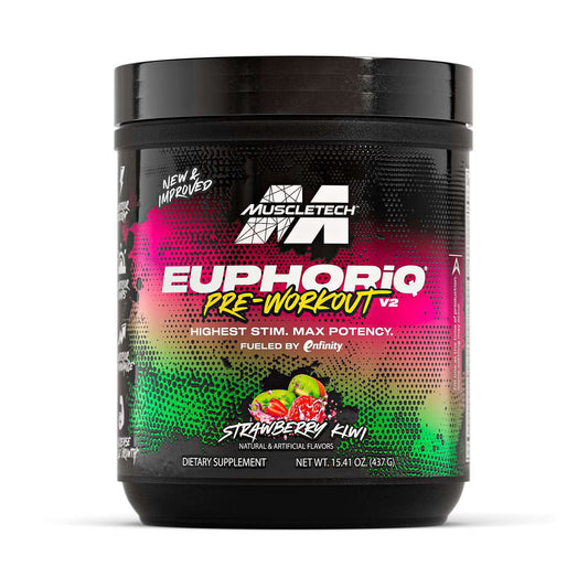MUSCLETECH | Euphoriq Pre-workout 20 Serv - Strawberry Kiwi