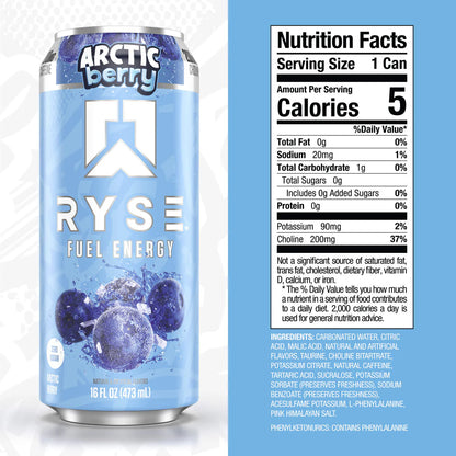 RYSE | Fuel Drink / 12 pza - Artic Berry