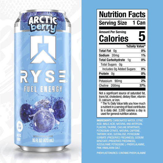 RYSE | Fuel Drink / 12 pza - Artic Berry
