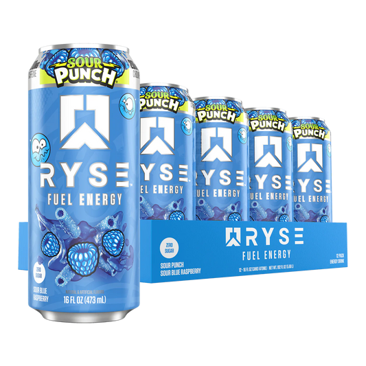 RYSE | Fuel Drink / 12 pza - Sour Punch Blue Raz