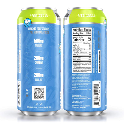 RYSE | Fuel Drink / 12 pza - Sour Punch Blue Raz