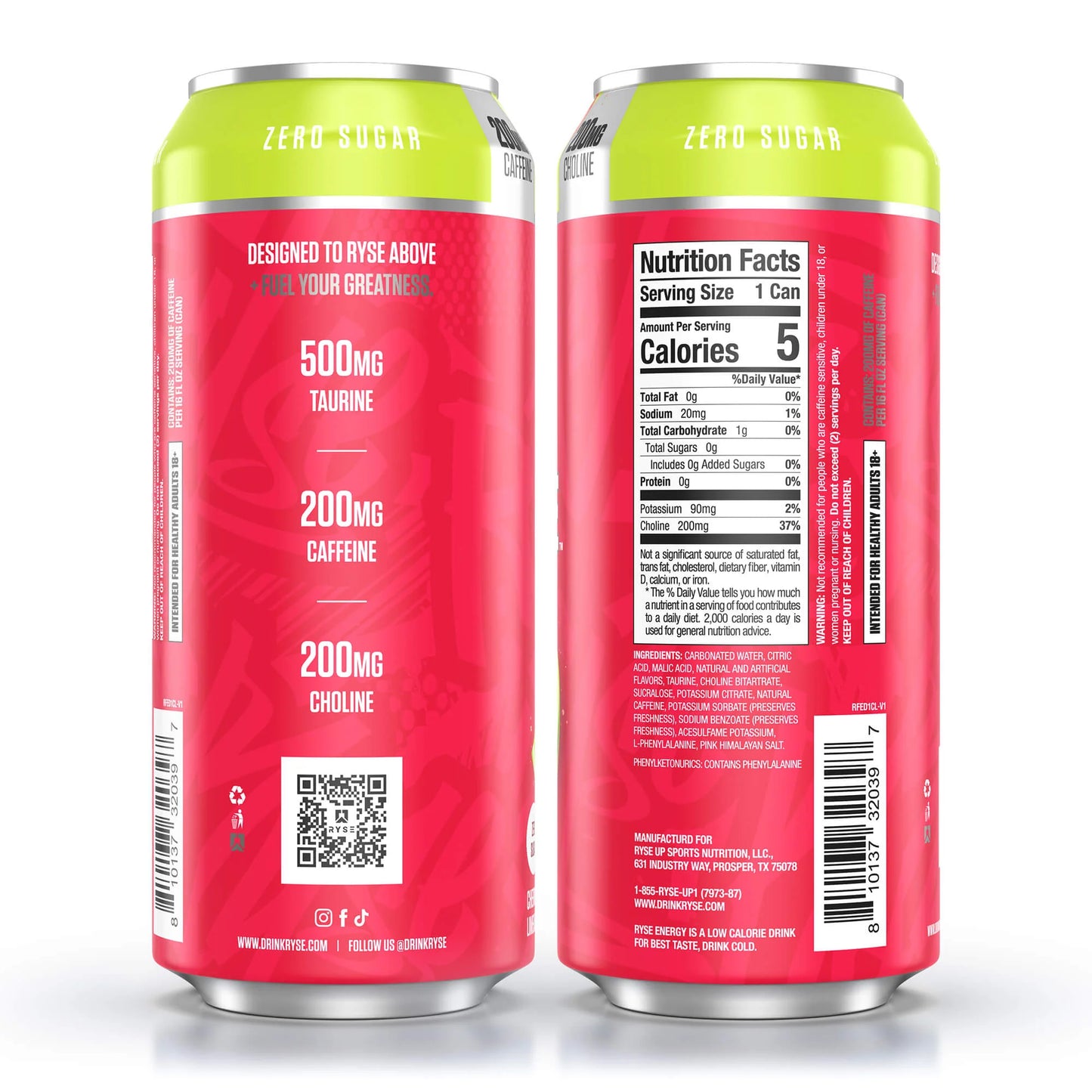 RYSE | Fuel Drink / 12 pza - Cherry Limeade