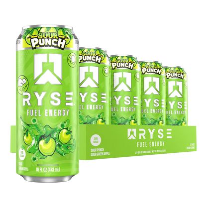 RYSE | Fuel Drink / 12 pza - Sour Punch Green Apple