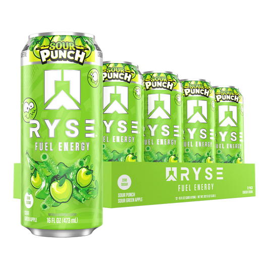 RYSE | Fuel Drink / 12 pza - Sour Punch Green Apple