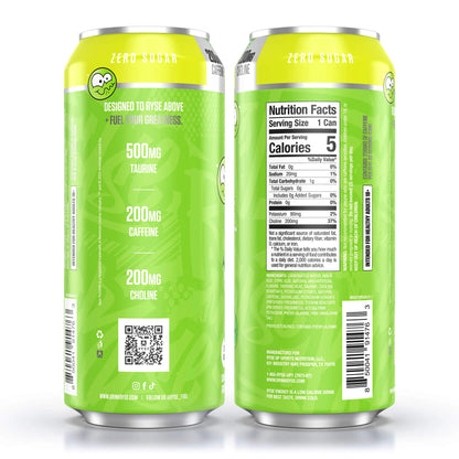 RYSE | Fuel Drink / 12 pza - Sour Punch Green Apple