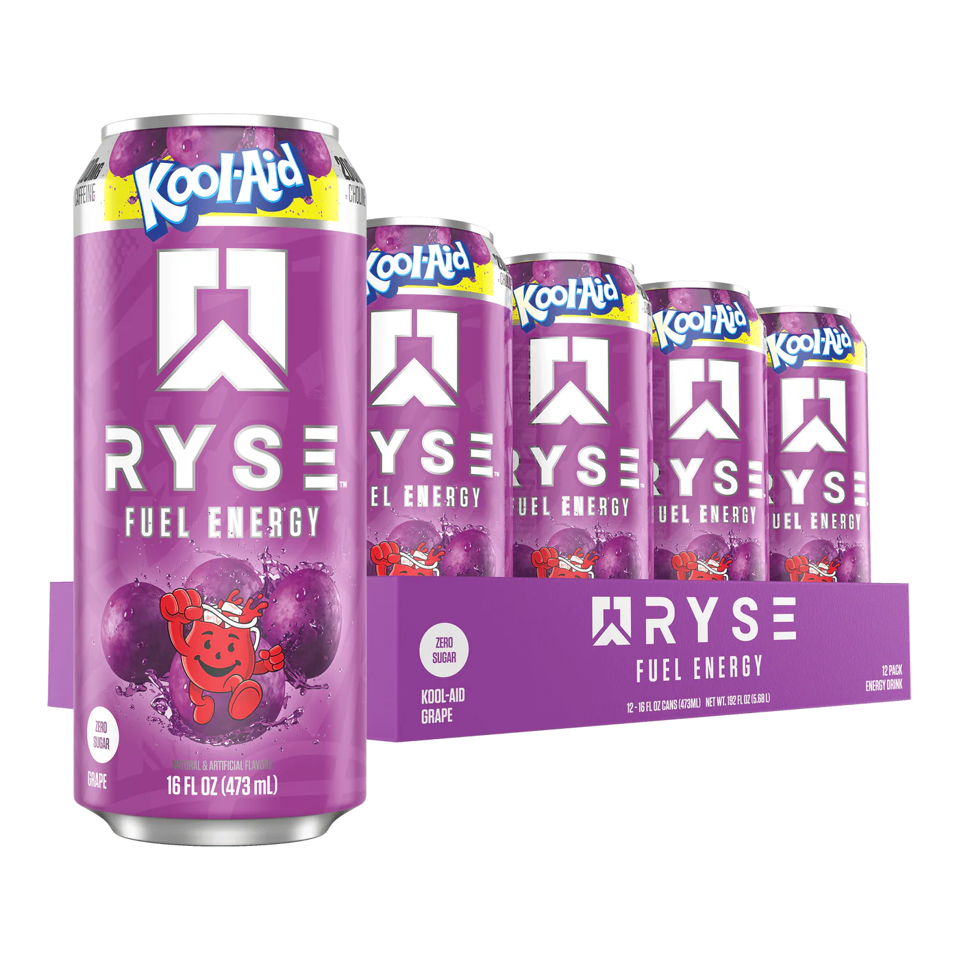 RYSE | Fuel Drink / 12 pza - Kool Aid Grape