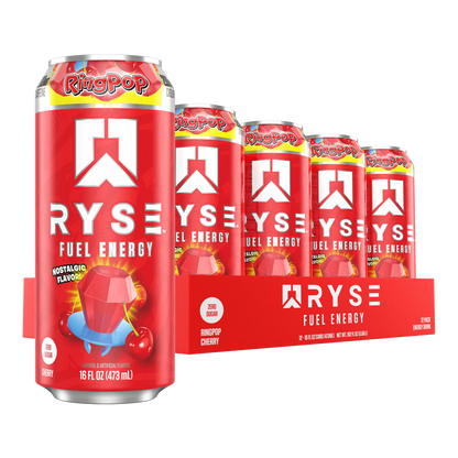 RYSE | Fuel Drink / 12 pza - Ring Pop Cherry