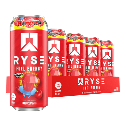 RYSE | Fuel Drink / 12 pza - Ring Pop Cherry
