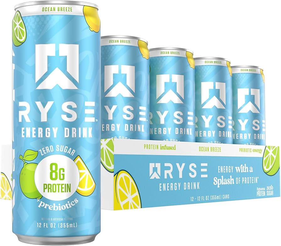 RYSE | Energy + Protein Drink / 12 pza - Ocean Breeze