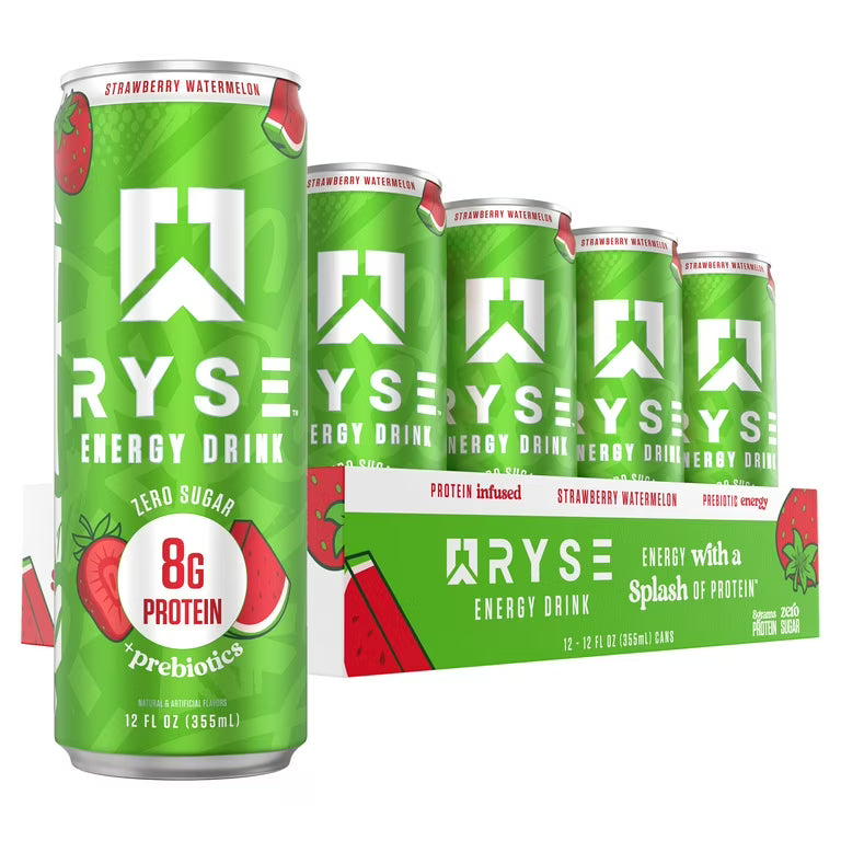 RYSE | Energy + Protein Drink / 12 pza - Strawberry Watermelon