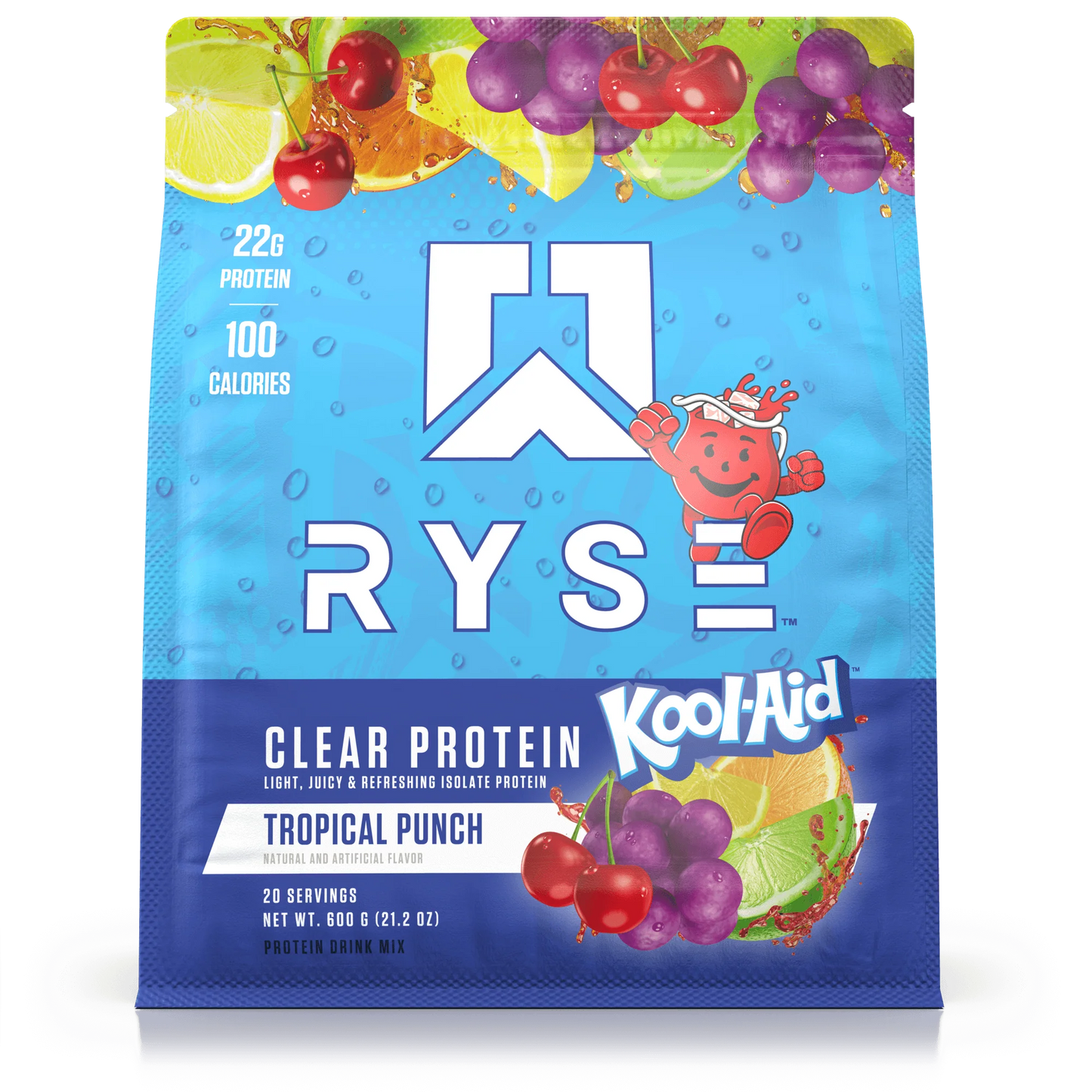 RYSE | Clear Protein 20 Serv - Kool Aid Tropical Punch