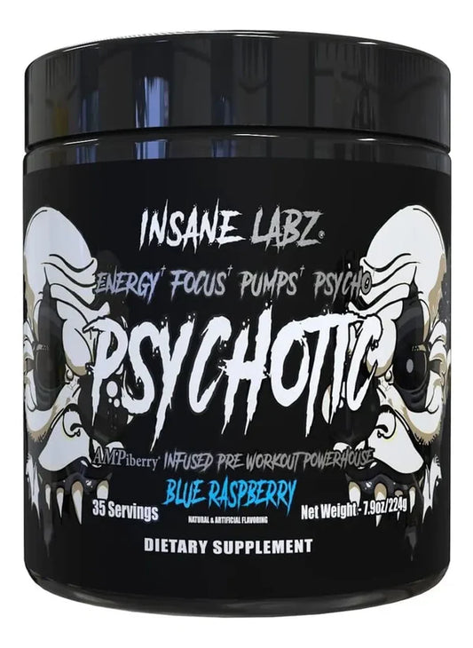 INSANE LABZ | Psychotic Black 35 Serv - Blue Raspberry