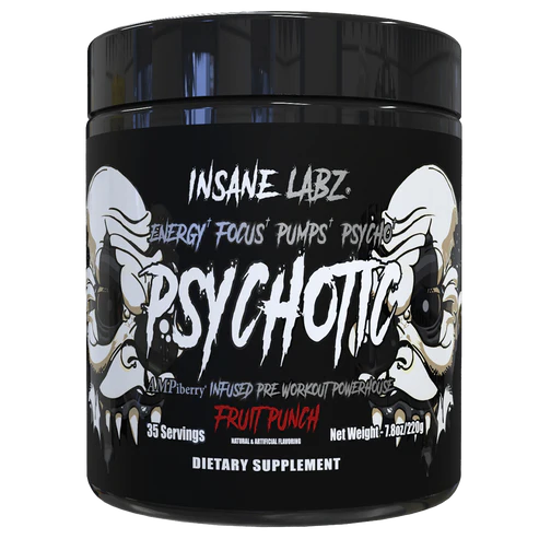 INSANE LABZ | Psychotic Black 35 Serv - Fruit Punch