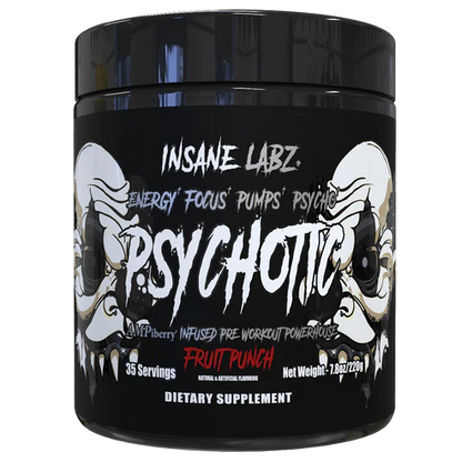 INSANE LABZ | Psychotic Black 35 Serv - Fruit Punch
