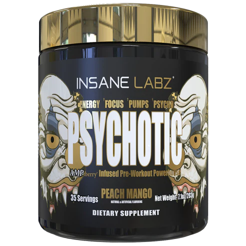 INSANE LABZ | Psychotic Gold 35 Serv - Peach Mango