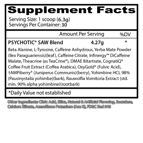 INSANE LABZ | Pre Psychotic Saw 30 Serv - Blood Orange