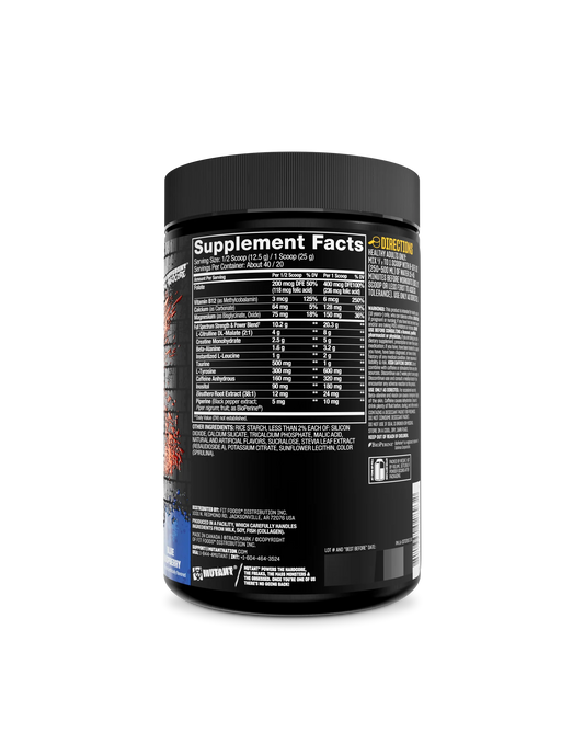 MUTANT | All-In Pre-entreno 40 Serv - Blue Raspberry