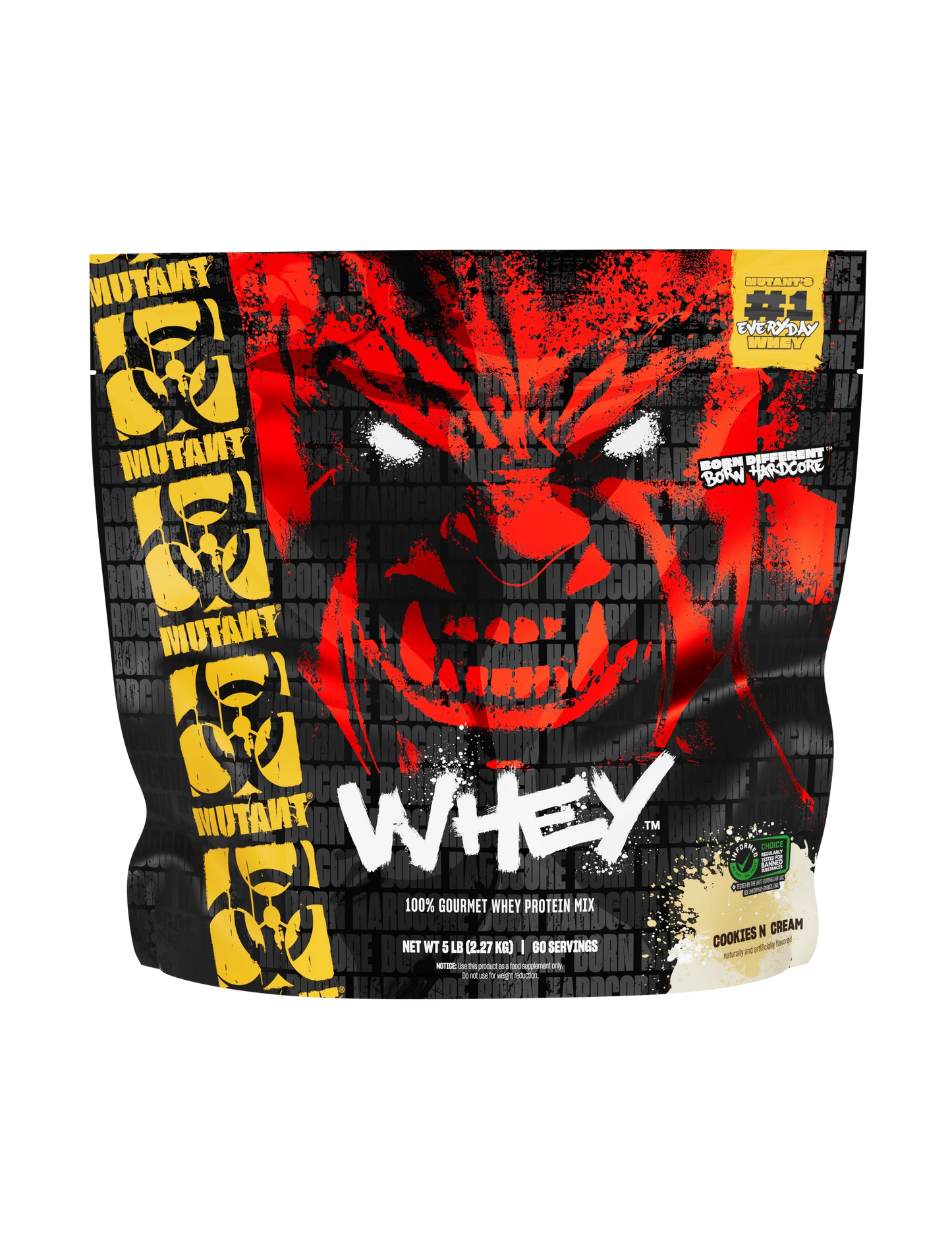 MUTAN | Hardcore Whey 5 lbs - Cookies and Cream