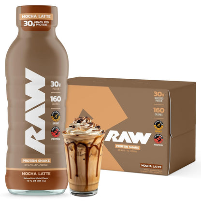 RAW | Proteína RTD - Mocha Latte 12 pza