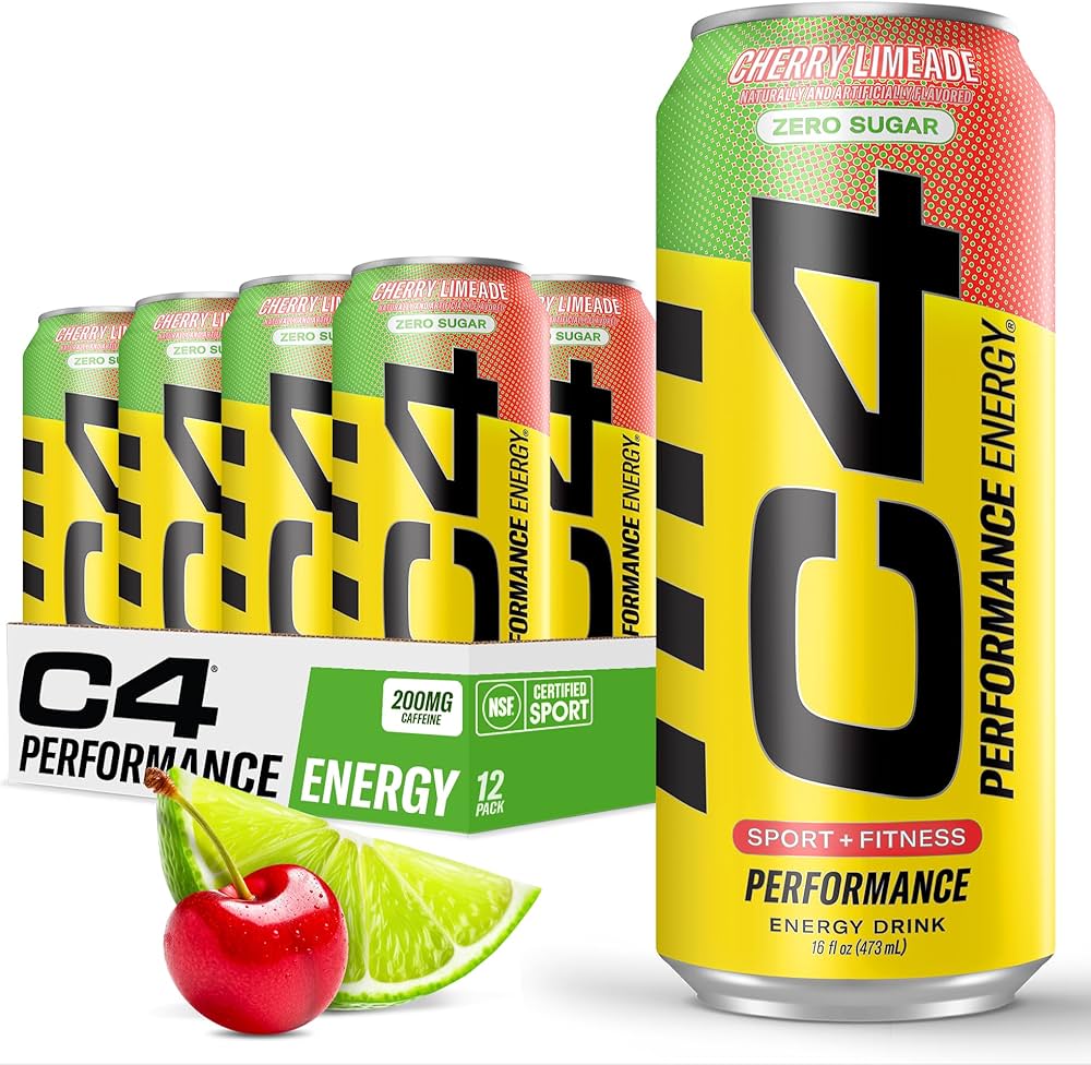 C4 | Energy Drink Carbonated 12 pza - Cherry Limeade