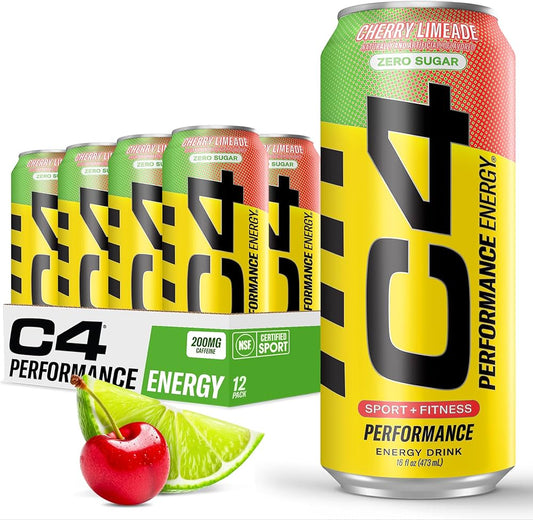 C4 | Energy Drink Carbonated 12 pza - Cherry Limeade