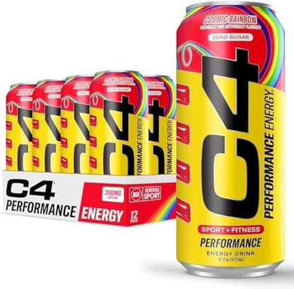 C4 | Energy Drink Carbonated 12 pza - Cosmic Rainbow