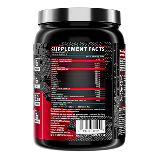 NUTREX | Outlift Clinical Pwo - Fruit Punch
