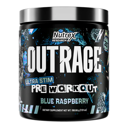 NUTREX | Outrage Ultra Stim Pwo - Blue Raspberry