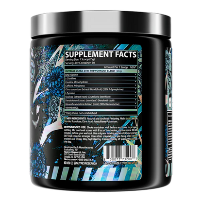 NUTREX | Outrage Ultra Stim Pwo - Blue Raspberry