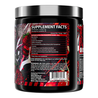 NUTREX | Outrage Ultra Stim Pwo - Fruit Punch