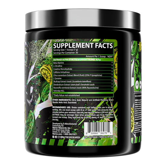 NUTREX | Outrage Ultra Stim Pwo - Lemon Lime