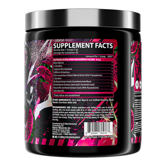 NUTREX | Outrage Ultra Stim Pwo - Strawberry Watermelon