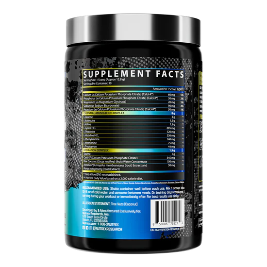 NUTREX | Warrior EAA + Hydration - Blue Berry Lemonade