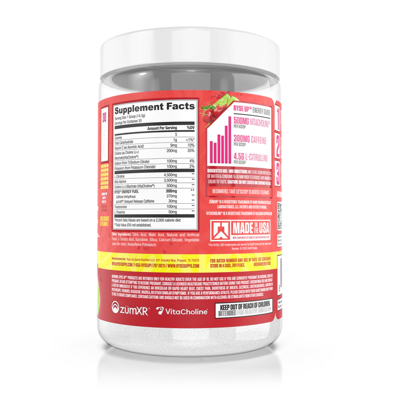 Ryse | Loaded Pre - Kool Aid Cherry Limeade
