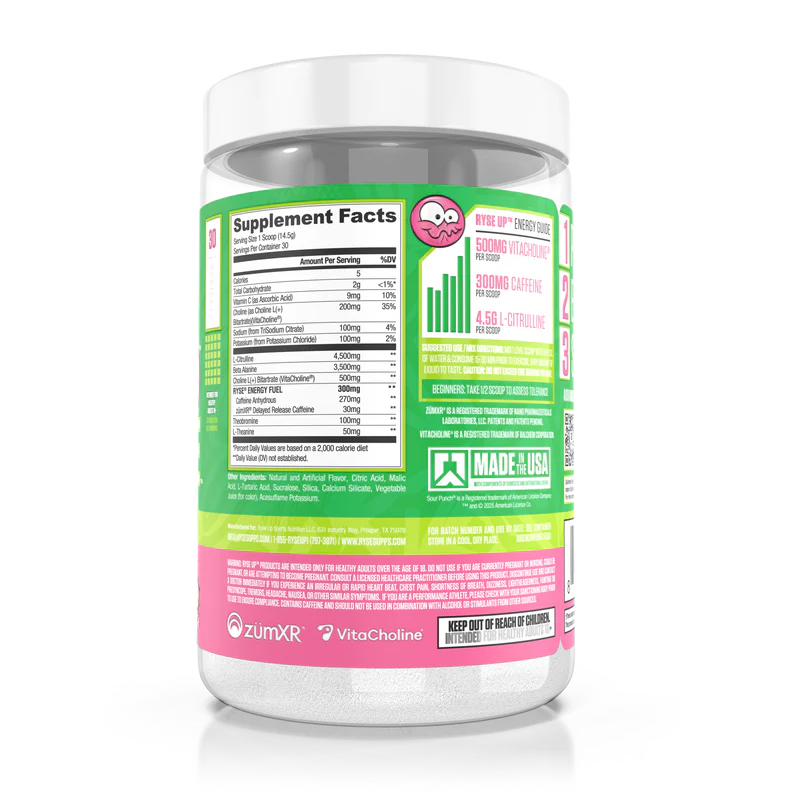 Ryse | Loaded Pre - Sour Punch Watermelon